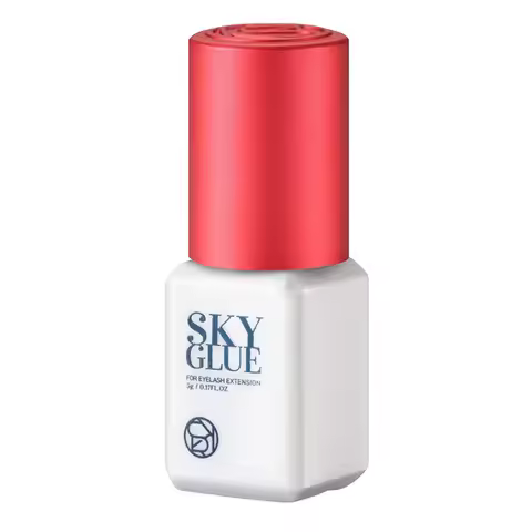 1 Bottle SKY Glue for Eyelash Extensions 5ml Original Sky S+ Black Red Blue Cap False Lash Glue Sky