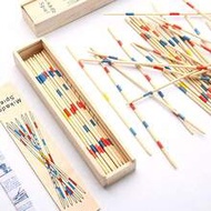 1 Pack/2 Packs Pickup Sticks Game, 31pcs/41pcs Wooden Pickup Sticks In Box, Traditional Pickup Stick