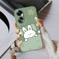HP Oppo A58 4G Case - Oppo A58 4G PRO CAMERA SOFTCASE - FULL MOTIF - RABBIT - Oppo A58 4G Cellphone 
