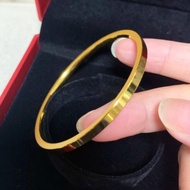 OYJR Vintage Bangle Gold Bracelet for Women Gelang Tangan Non Tarnish Bangles Stainless Bracelets Jewelry Gift手链