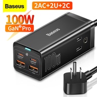 Baseus 65W GaN Charger USB C Fast Wall Charger Block 4-Port Charging Station with 5ft AC Cable