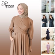 Women's Gamis Baju Syari Raya Dress Dres Drees Deres Busui Invitation Party Wedding Party Modern Wom
