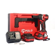 POLO 20V บล็อกไร้สาย 1/2 นิ้ว ระบบ 2in1 รุ่น PIW-201-C2 แรงบิดในการขันออก 400N.m. รับประกัน 1ปี