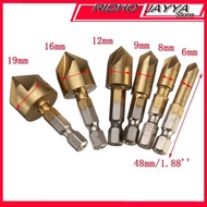 MATA Countersink Drill Bit 6-19mm HSS 6 PCS