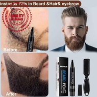 Beard Filling Pen Kit Black Beard Pen+brush Kit Y7m2