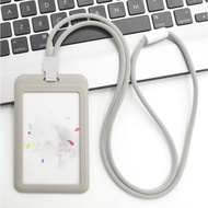 Fashion Round Rope Lanyard Tag Employee Card Bus Card Work Card Work Card Campus Card Holder Cassett