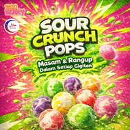 [SUPER SALES]  SOUR CRUNCH POPS Halal Sour Candy Freeze Dried Ramadan Snacks Gula Popcorn Doorgift V