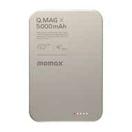 MOMAX - Q.Mag X 5000mAh 超薄磁吸流動電源 第二代 鈦色