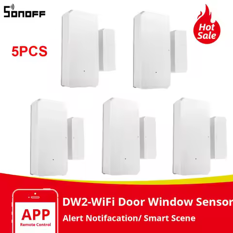 1/2/3/5/10 PCS Itead SONOFF DW2 Smart WiFi Door Sensor Door Window Dedector e-WeLink App Notificatio