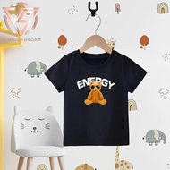 KATUN DV7 }} PREMIUM BEAR ENERGY CHILDREN'S COTTON T-SHIRT KSA44 SIZE 2 YEARS - 13 YEARS