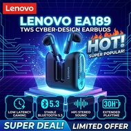 Lenovo New  EA189 Bluetooth 6.0 True Wireless Earbuds ENC In-Ear Buds Earphones Low Latency Headphon