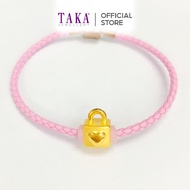 TAKA Jewellery 999 Pure Gold Charm Lock