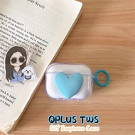 【Direct supply】For QPLUS TWS Case Cover DIY Cute Peach Heart Soft Silicone Earphone Case Casing NO.2