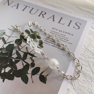 【Cinnamonmon 希娜夢夢】淨化 | 白水晶精油手鍊