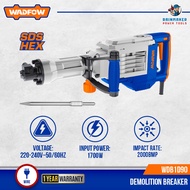 Wadfow Corded Demolition breaker (Voltage: 220-240V/Input power: 1700W/Impact force: 50J) - WDB1D90