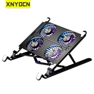 Xnyocn 17.3 Inch Laptop Cooler Base Stand Portable Adjustable Notebook Stand Foldable Laptop Cooling Pad Laptops Fan Holder 2023
