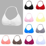 DFYNE Halter Bra - Seamless High Elastic Nylon for Fitness & Sports