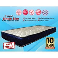 LK 8 inch Rebond Single Mattress / 8 inch Bujang Tilam