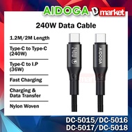 AIDOGA DC-501 Type-C Cable 240W Fast Charging Cable 36W Cable Mobile Cable Smart Charge AIDOGA Cable