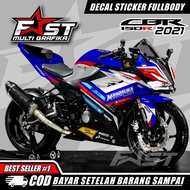 Latest Decal Sticker STRIPING CBR150 R 2021 New Fullbody - Dekal Sticker Variation CBR 150 R 2021 - 