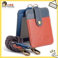 name card holder lanyard card holder Lapisan pertama kulit sapi wanita kad kad kad kad kad kad kad k