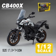 LEO 1:12 Honda CB400X Motorcycle Diecast Model Car Alloy Cars Toys Collection Gift For Kids Boy Girl