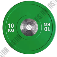 5KG - 25KG CPU Competition Bumper Olympic Weight Plates 5cm Hole Deadlift Squats (Pair)