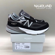 New Balance NB 990V6 MiUSA Black Silver M990BK6 (Size 36-46.5)