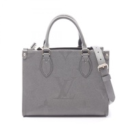 【二手】路易威登LOUIS VUITTON手提包 OnTheGo PM 2WAY M12886 槍灰色皮革 OnTheGo PM 女士二手 A