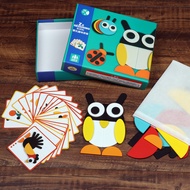 Children Jigsaw Early Education Toys 1-2-3 Years Old Wooden Tangram Intellectual Puzzle Baby 4-5-6-7
