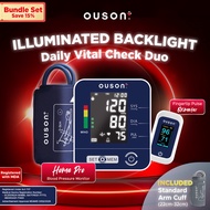 OUSON Blood Pressure Monitor Oximeter Pulse Oximeter Bp Blood Pressure Mesin Tekanan Darah Tinggi