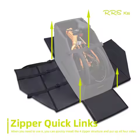 RRSKIT Foldable Bike Loading Bag Bicycle Dustproof Waterproof Storage Bag For Brompton 14-16 Inch Fo