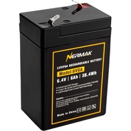 6V 6Ah LiFePO4 Lithium Battery, 2000+ Cycles Rechargeable Lithium Iron Phosphate Battery for Emergen