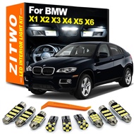 ZITWO Canbus Error Free For BMW X1 E84 F48 X2 F39 X3 E83 F25 X4 F26 X5 E53 E70 X6 E71 LED Bulb Interior Dome Map Trunk Light Kit