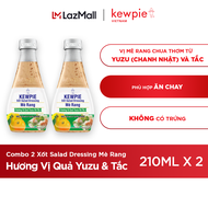Xốt Salad Dressing Mè Rang Kewpie Hương Vị Quả Yuzu & Tắc 210ml