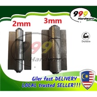 999 2mm 3mm HINGES 门铰 / GRILL WELDING HINGE BUTTERFLY / ENGSEL WELDING PINTU PAGAR BESI GATE / MAIN GATE