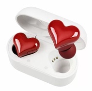 日本 SoftBank Osyairo HeartBuds 心形無線藍牙耳機 紅色