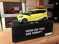 TOYOTA SIENTA XP170 1/30 原廠模型車 多色