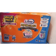 Lifree Pants Diapers 1 Box Contents 3 Pack - Lifree Adult Diapers Extra Absorbent Pants - M 20