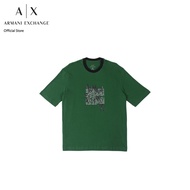 Armani Exchange เสื้อยืดผู้ชาย รุ่น XM001450-AF10358-M7096 - สีเขียว
