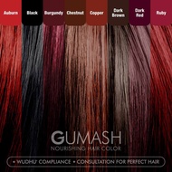 Gumash Hair Color Vitamin Hair Serum Pewarna Rambut Tutup Uban Hair Inai Sah Solat Dye Colour
