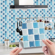 ABS Waterproof Shiny Wallpaper Kitchen Bathroom 3D Tiles Sticker Home Wall Decoration Peel And Stick Hiasan 家居装饰 即剥即贴