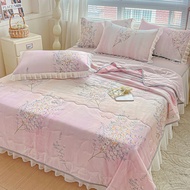 Floral Lightweight Summer Blanket Cooling Blanket For Hot Sleepers Smooth Double Side Quilt Thin Sum