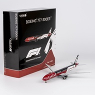 73096 Alloy Collectible Plane Gift NG Models 1:400 Qatar Airways "New Formula 1 livery" Boeing B777-