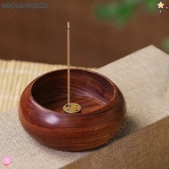 HGOUGV656Z6 Mini Incense Holder, Wooden Rosewood Incense Burner Stick Holder,  Bowl Type Smell Aroma