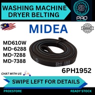 Tali Belt Mesin Pengering MIDEA MD610W MD-6288 MD-7288 MD-7388 Dryer Belt Washing Machine Belting Ru