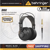 Behringer BH60 Premium 51 mm Circum-Aural High-Fidelity Headphones