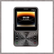 (VCBZ) Slide Button Mini Mobile Phone I19 Pro Square 2.4inch Dual SIM 2G GSM Bluetooth FM Camera Unl