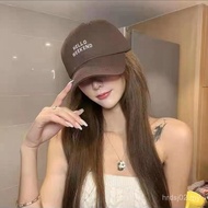 Cap Women 2025 New Style Spring Summer All-Match Face Small Big Head Circumference Letter Embroidery