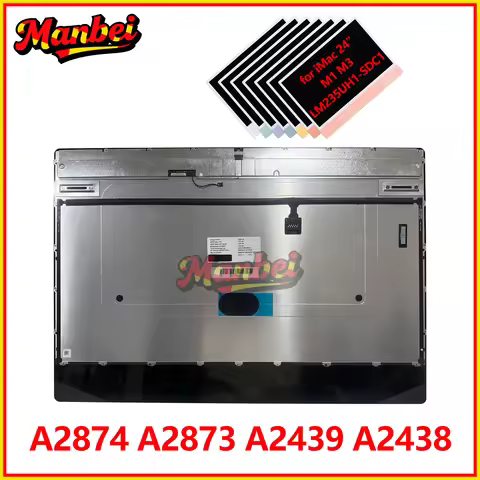 Original A2438 A2439 LCD Screen LM235UH1-SDC1 For iMac 24" M1 M3 A2874 A2873 LCD Display Assembly 5K